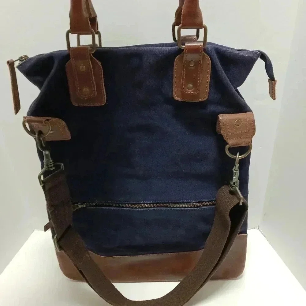 United By Blue Heavy Canvas Leather Bag - Picture 3 of 7